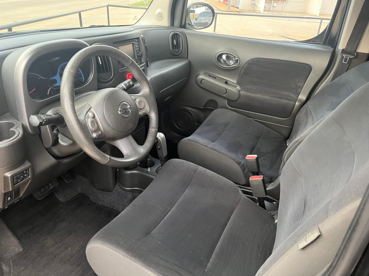 2013 BLACK NISSAN CUBE 1.8 S CVT (JN8AZ2KR9DT) with an 1.8L L4 DOHC 16V engine, Continuously Variable Transmission transmission, located at 8101 E. Skelly Dr., Tulsa, OK, 74129, (918) 592-3593, 36.121891, -95.888802 - Photo#4